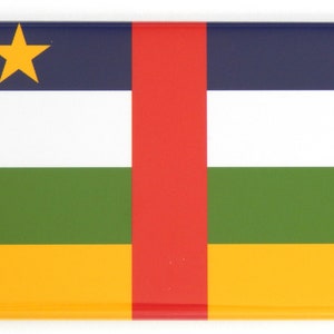 Flag of Central African Republic Fridge Magnet