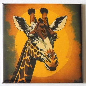 Giraffe Fridge Magnet &quot;style A&quot;