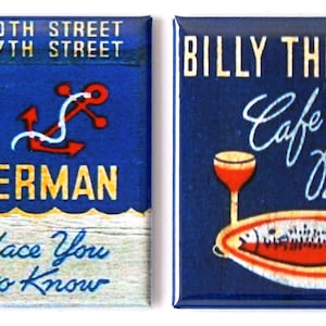 New York City Oysters Fridge Magnet Set