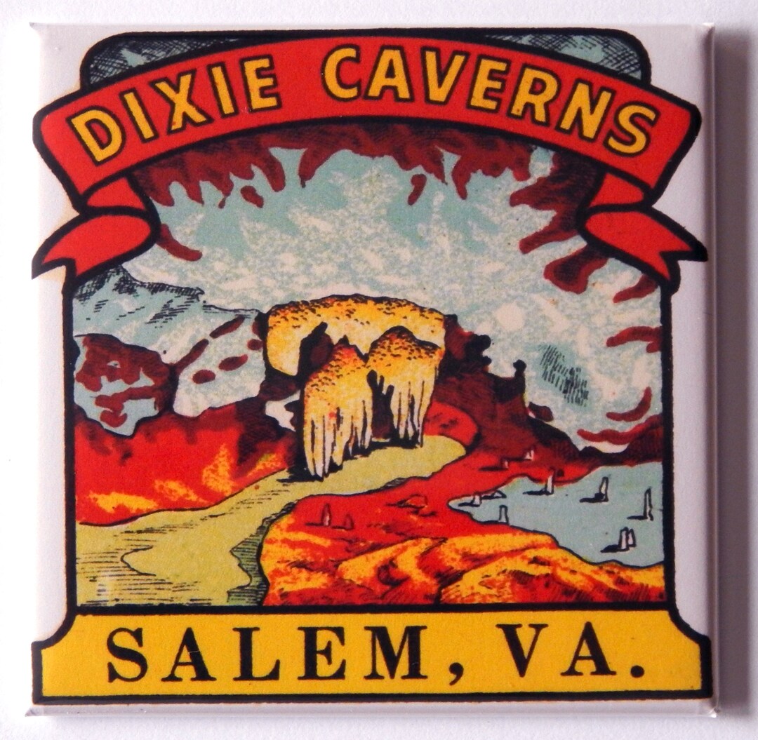 Dixie Caverns Salem Virginia Fridge Etsy