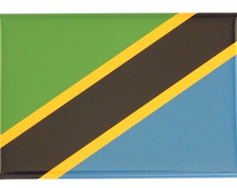 Flagge von Tansania Kühlschrankmagnet