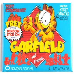 Cartoon Fruit Snacks Box Fridge Magnet