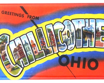 Grüße aus Chillicothe Ohio Kühlschrankmagnet
