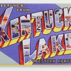 Greetings from Kentucky Lake Fridge Magnet &quot;style A&quot;