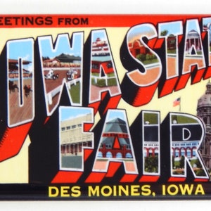Greetings from Iowa State Fair Fridge Magnet
