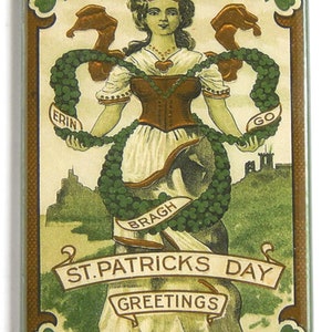 St Patrick&#39;s Day Fridge Magnet &quot;style A&quot;
