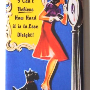 Scottish Terrier on Scale Fridge Magnet