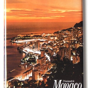 Monaco Monte Carlo Travel Poster Fridge Magnet &quot;style A&quot;