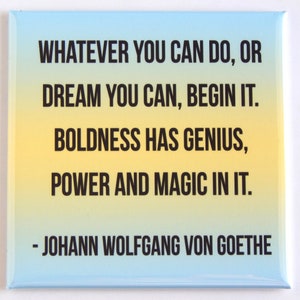 Inspirational Quote Fridge Magnet #74
