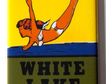 White Lake North Carolina Fridge Magnet