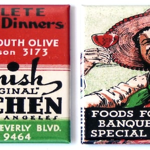 Spanish Kitchen Fridge Magnet Set