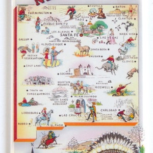 Grüße aus New Mexico Kühlschrankmagnet (Karte)