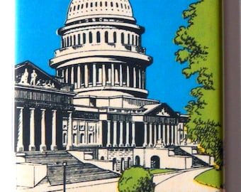 ワシントン DC 議事堂冷蔵庫マグネット