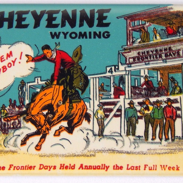 Cheyenne Wyoming Fridge Magnet