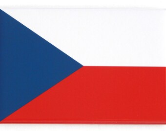 Czech Republic Flag Fridge Magnet