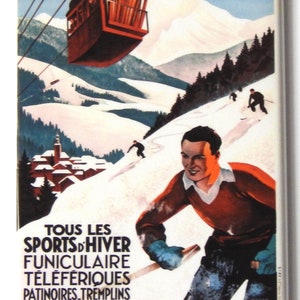 St Gervais les Bains France Travel Poster Fridge Magnet