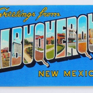 Greetings from Tucumcari New Mexico FRIDGE MAGNET travel souvenir 