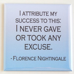 Inspirational Quote Fridge Magnet #21