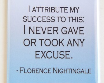 Inspirational Quote Fridge Magnet #21