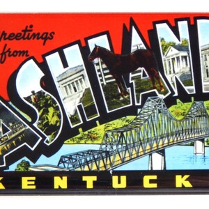 Greetings from Ashland Kentucky Fridge Magnet