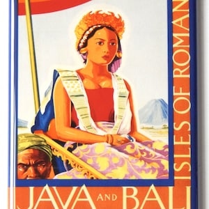 Java & Bali-reisposter koelkastmagneet