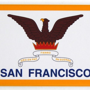 Flag of San Francisco California Fridge Magnet
