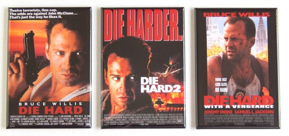 Die Hard FRIDGE MAGNET movie poster 