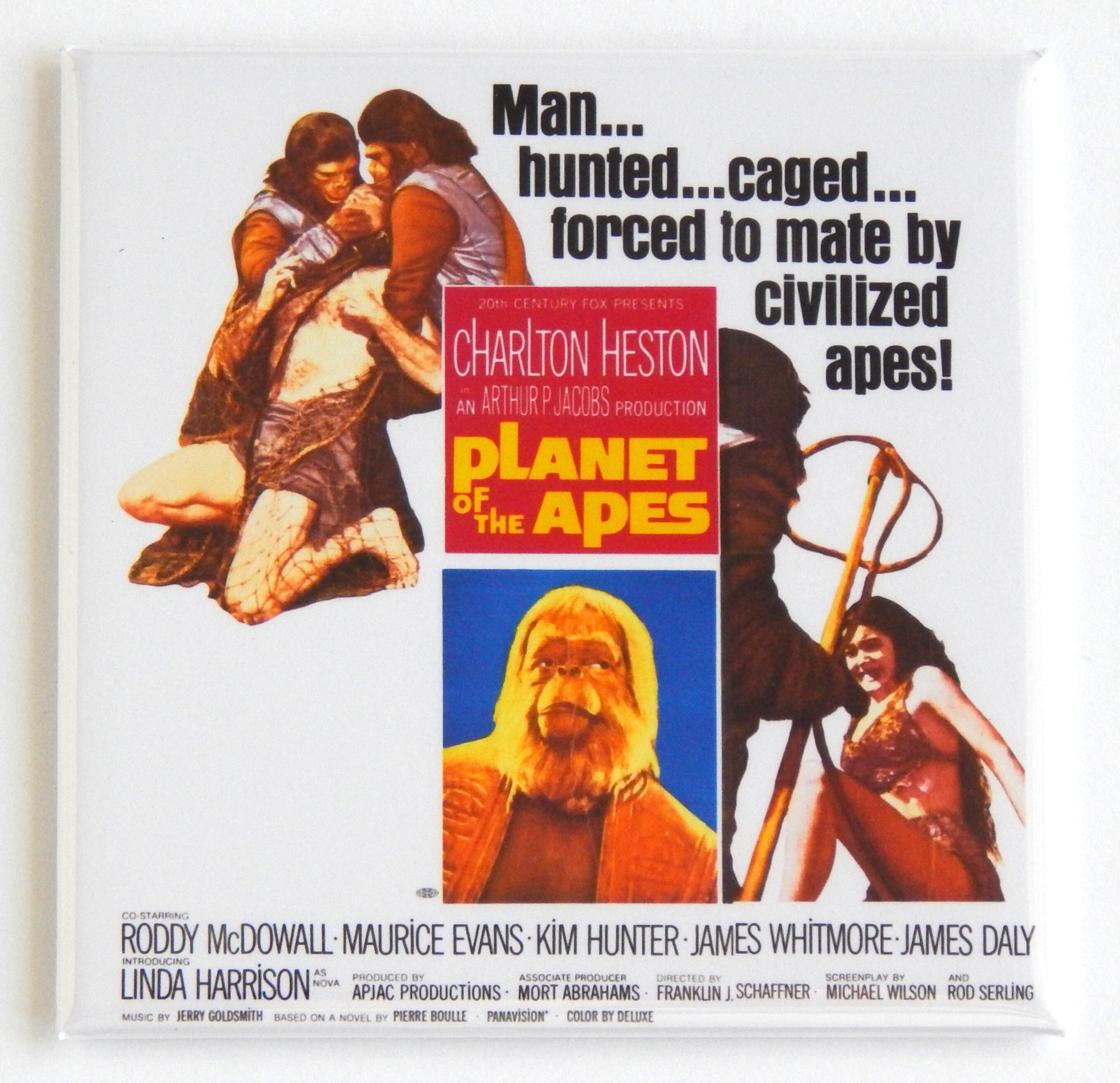 FRIDGE MAGNET movie poster Planet of the Apes Italy 