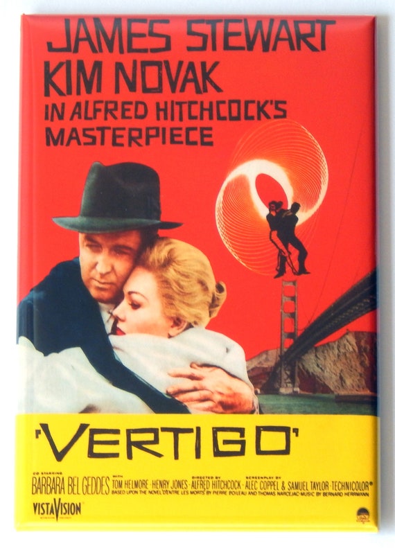 Vertigo Movie Poster Fridge Magnet Set