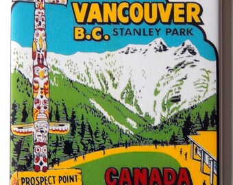 Vancouver Stanley Park koelkastmagneet