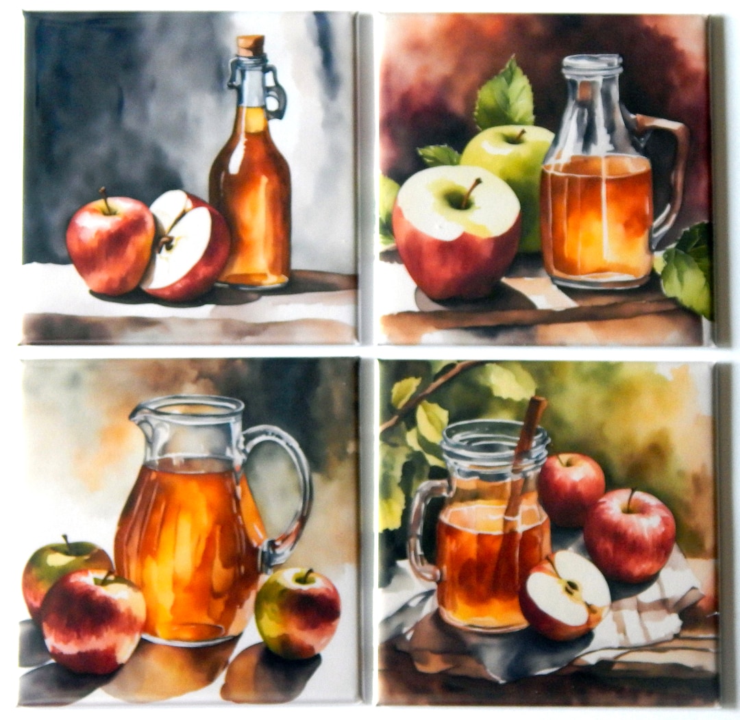 Apple Cider Fridge Set style B Etsy
