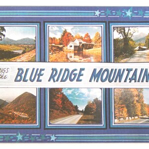 Greetings from Blue Ridge Mountains Fridge Magnet