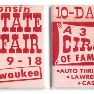 Wisconsin State Fair Fridge Magnet Set