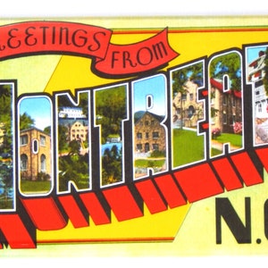 Greetings from Montreat North Carolina Fridge Magnet &quot;style A&quot;