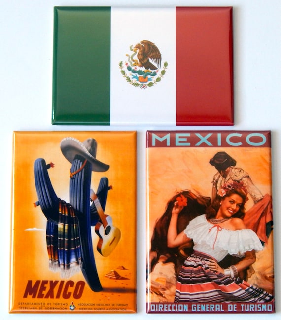 マグネット　メキシコ Mexico Travel Fridge Magnet Set - Etsy