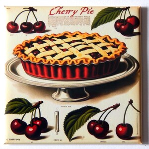Cherry Pie Fridge Magnet &quot;style A&quot;