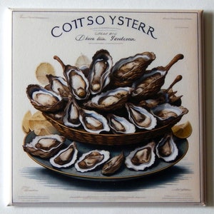 Oysters Sign Fridge Magnet &quot;style A&quot;
