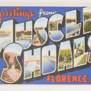 Greetings from Muscle Shoals Alabama Fridge Magnet