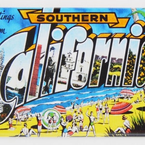Greetings from Southern California Fridge Magnet