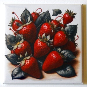 Strawberries Fridge Magnet &quot;style A&quot;