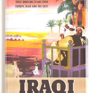 Iraq Travel Poster Fridge Magnet &quot;style A&quot;