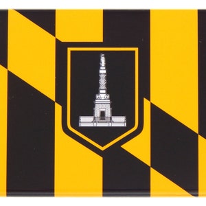 Flag of Baltimore Maryland Fridge Magnet