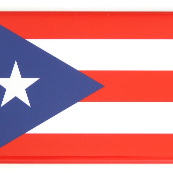Flag of Puerto Rico Fridge Magnet