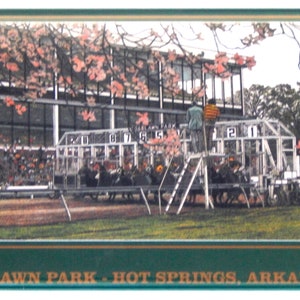 Oaklawn Race Track Fridge Magnet
