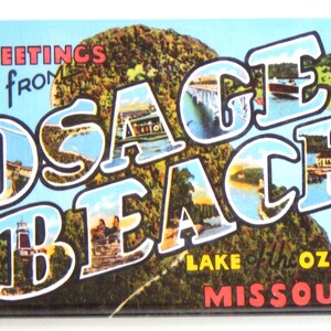 Greetings from Osage Beach Missouri Fridge Magnet