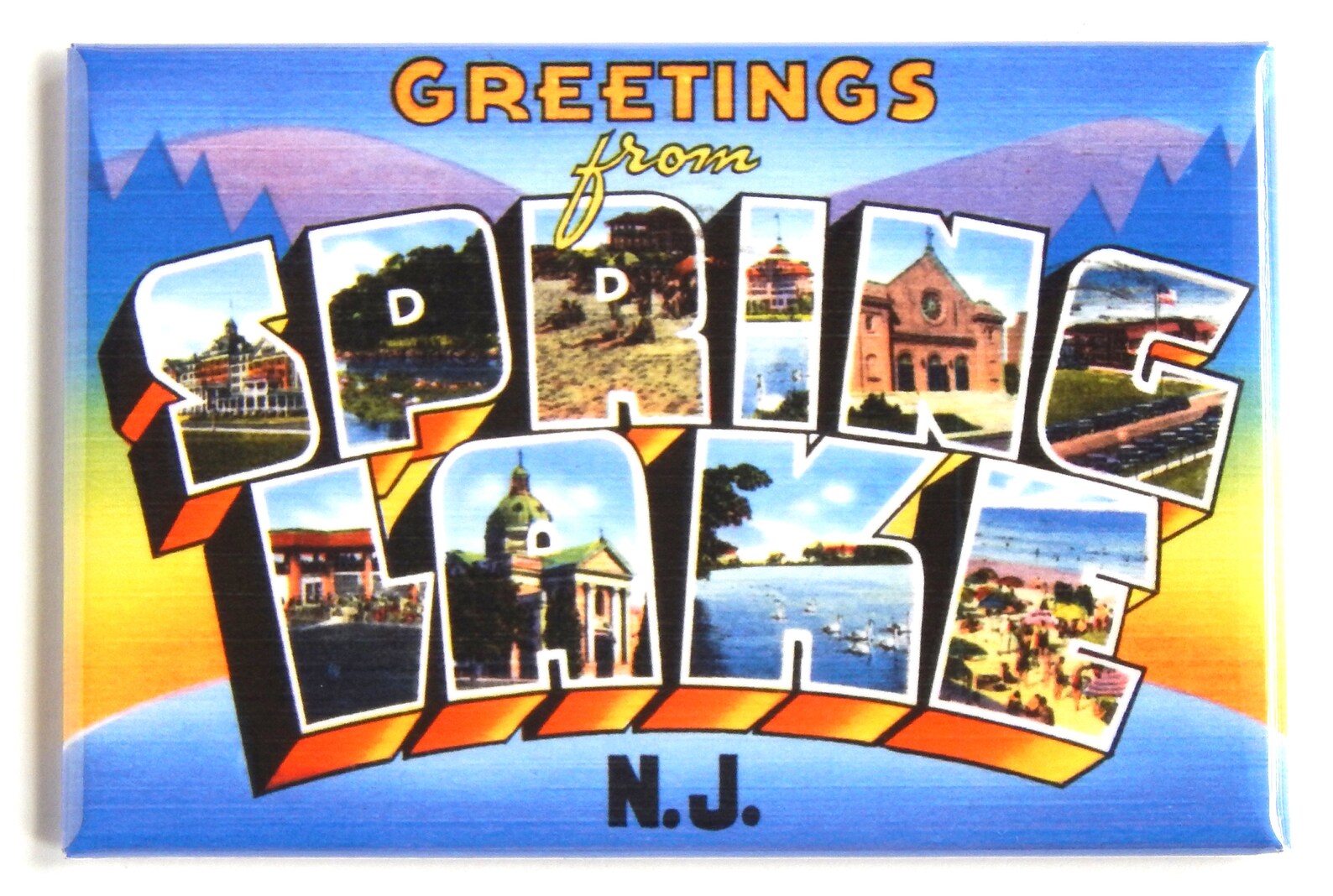 Greetings from Spring Lake New Jersey Fridge Etsy