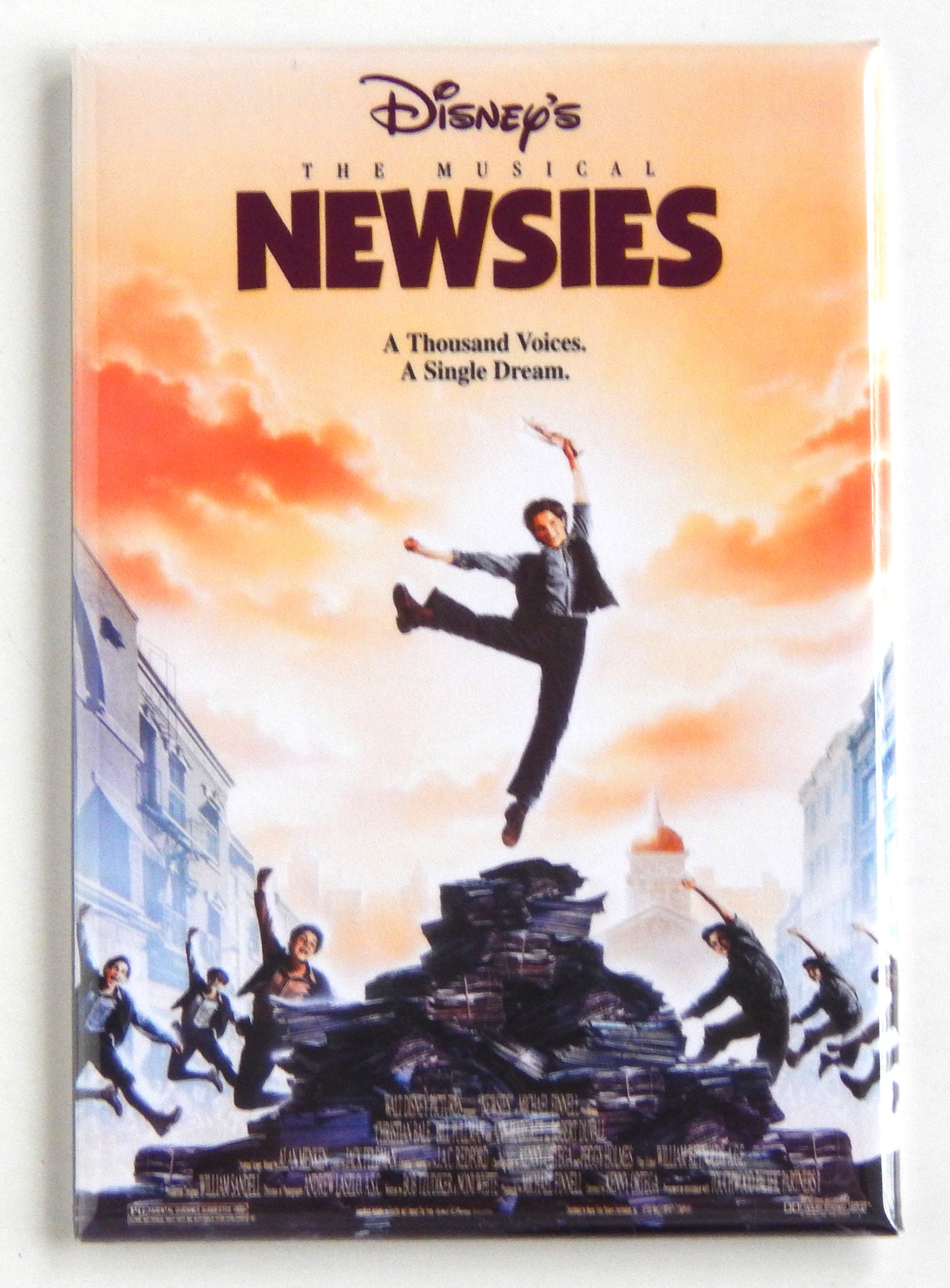 Newsies Movie Poster Fridge Magnet Etsy