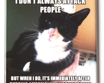 Gato Meme #11 Imán para nevera
