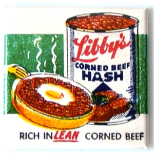Corned Beef Hash Fridge Magnet