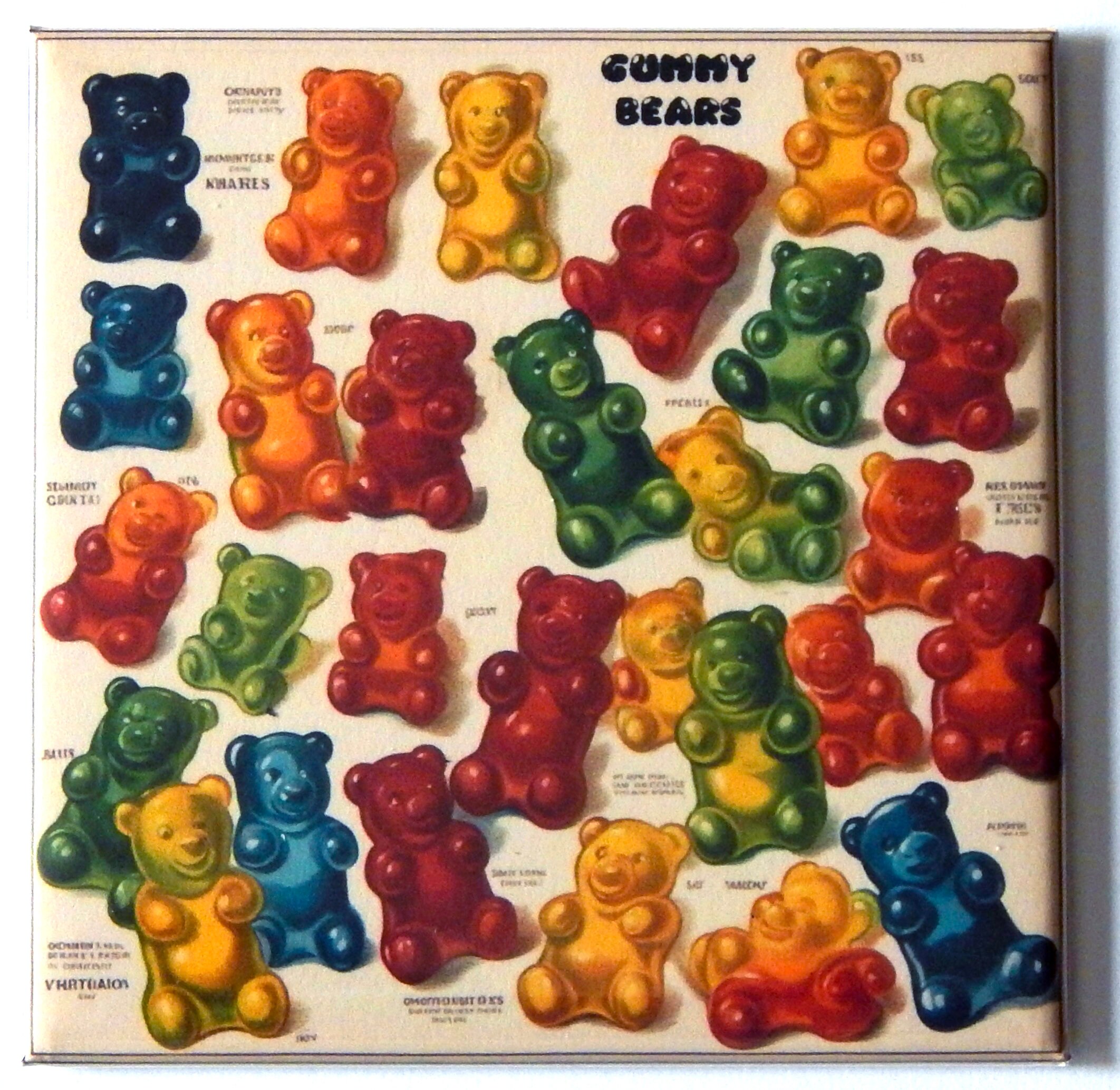 Gummy Bears Fridge Magnet "style A"
